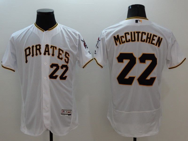 Majestic MLB Pittsburgh Pirates #22 McCutchen Elite White Jersey