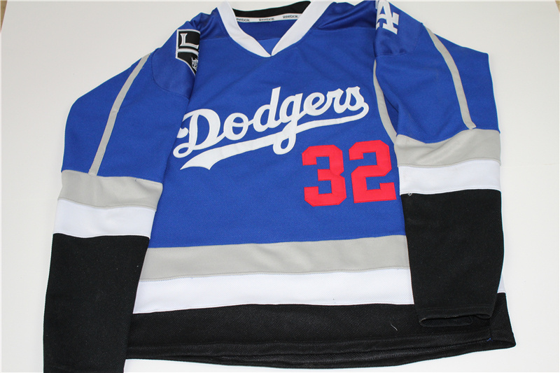 Personalized MLB Los Angeles Dodgers Long Sleeve Jersey Any Name Number Blue