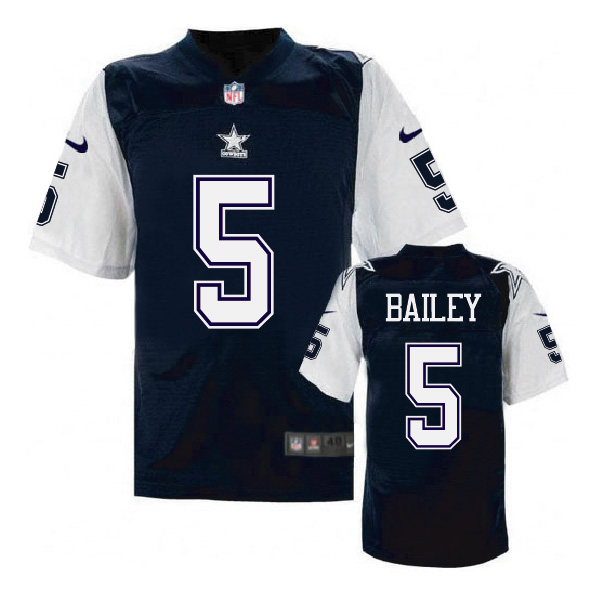 Nike NFL Dallas Cowboys #5 Bailey Blue Throwback Jersey