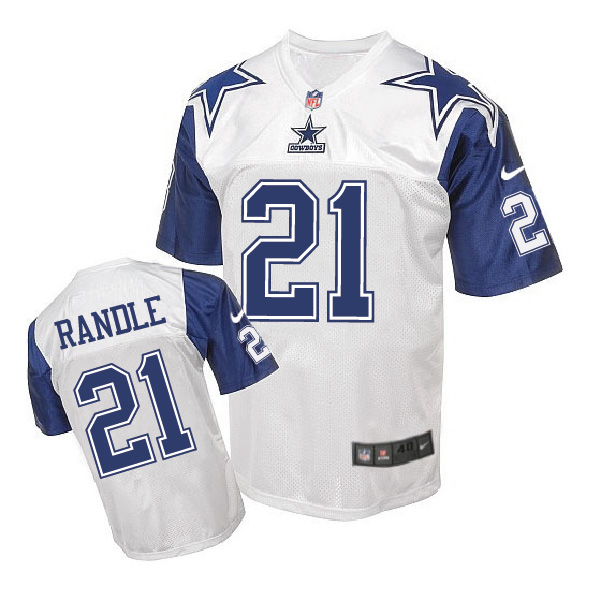 Nike NFL Dallas Cowboys #21 Randle White Throwback Jersey