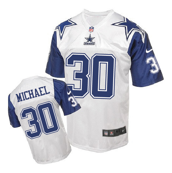 Nike NFL Dallas Cowboys #30 Michael White Throwback Jersey