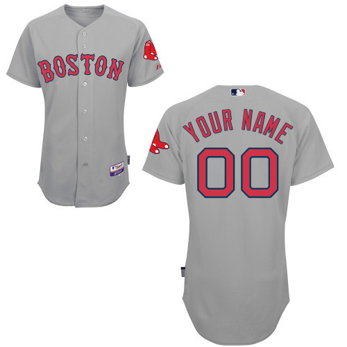 MLB Boston Red Sox Personalized Grey Jersey