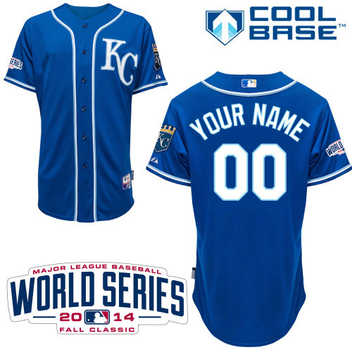 MLB Kansas City Royals Blue Personalized Jersey