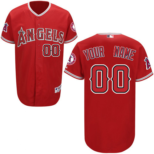 MLB Los Angeles Angels Personalized Red Jersey