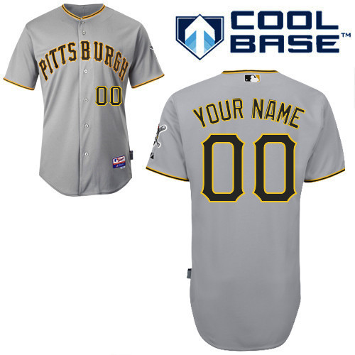 MLB Pittsburgh Pirates Personalized Grey Jersey