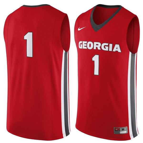 NCAA Georgia Bulldogs #16 Nike Replica Jersey - Red 