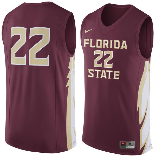 NCAA Florida State Seminoles #22 Nike Replica Jersey - Garnet 