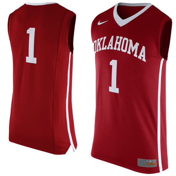 NCAA Oklahoma Sooners Nike No. 1 Replica Master Jersey - Crimson