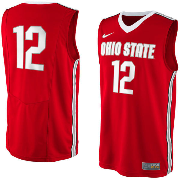 NCAA Ohio State Buckeyes Nike No. 12 Replica Master Jersey - Red 