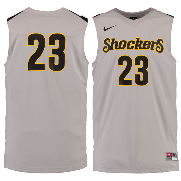 NCAA Wichita State Shockers #32 Basketball Jersey Whtie 