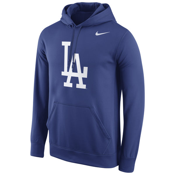 L.A. Dodgers Nike Logo Performance Pullover Hoodie - Royal