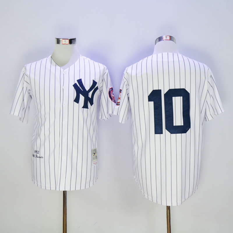 MLB New York Yankees #10 1962 Throwback White Jersey