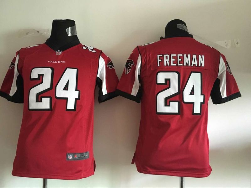 Kids Nike Atlanta Falcons #24 Freeman Red Jersey