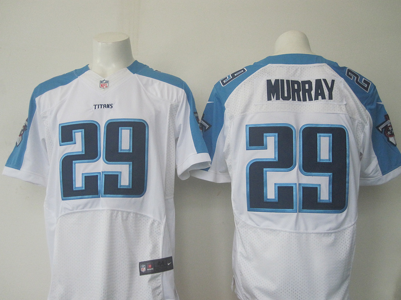 Nike NFL Tennessee Titans #29 Murray White Elite Jersey