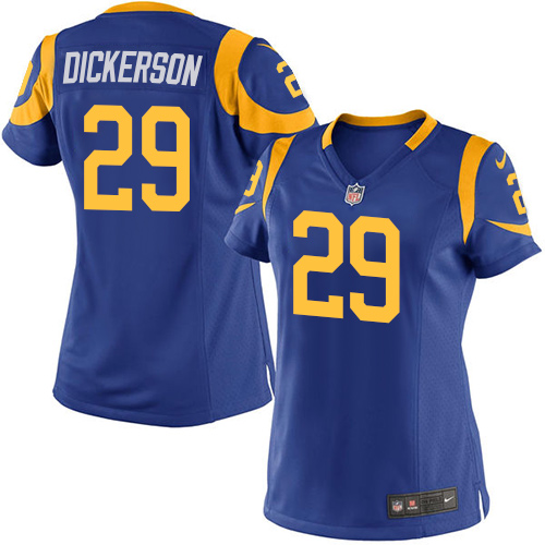 Women Los Angeles Rams #29 Eric Dickerson Royal Blue Jersey