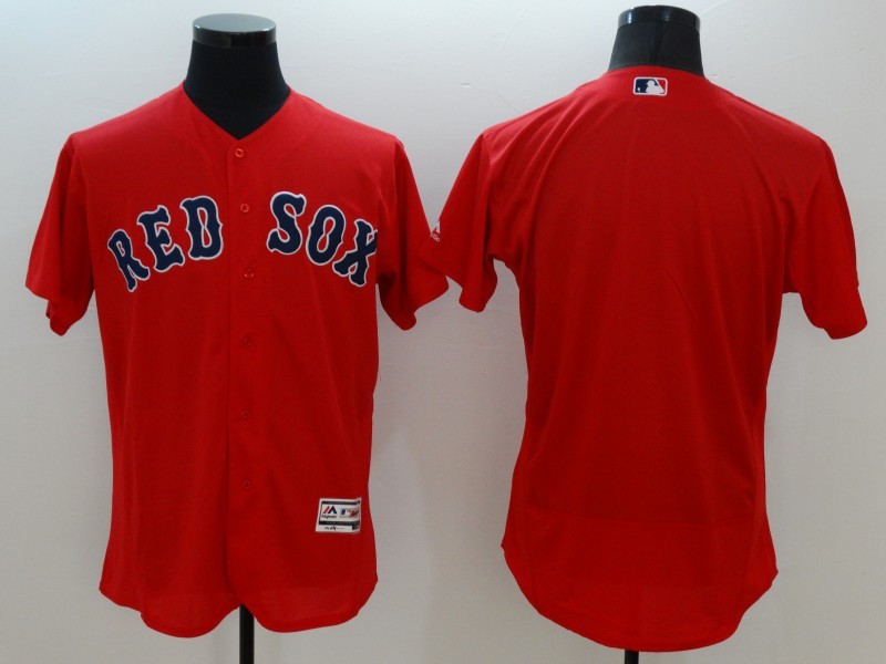 Majestic MLB Boston Red Sox Blank Red Elite Jersey