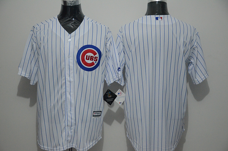 Majestic Chicago Cubs Blank White Jersey