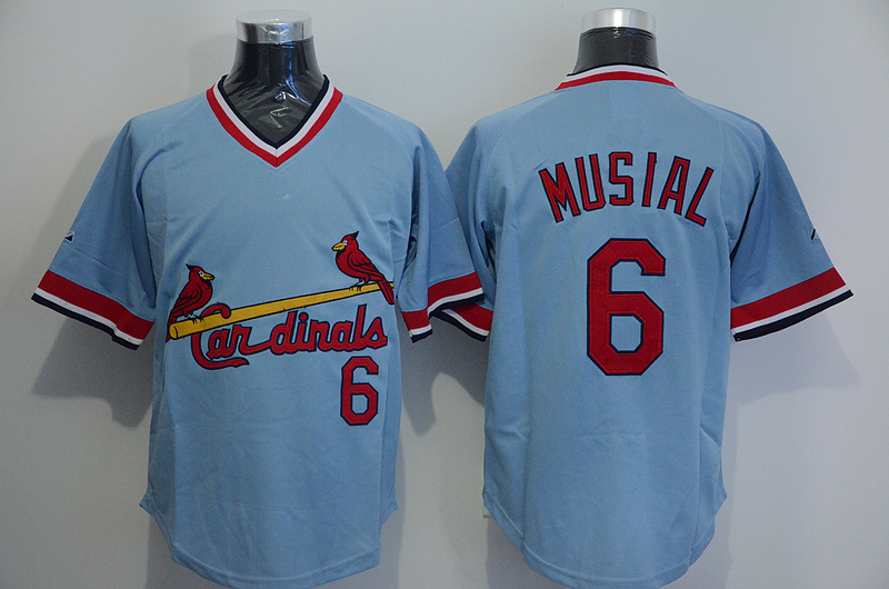MLB Minnesota Twins #6 Musial Blue Pullover Jersey
