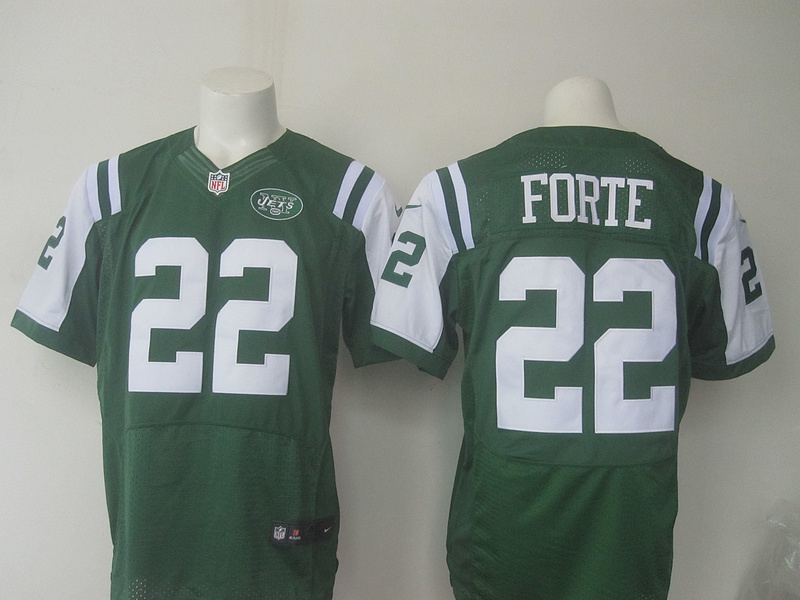 Nike New York Jets #22 Forte Green Elite Jersey