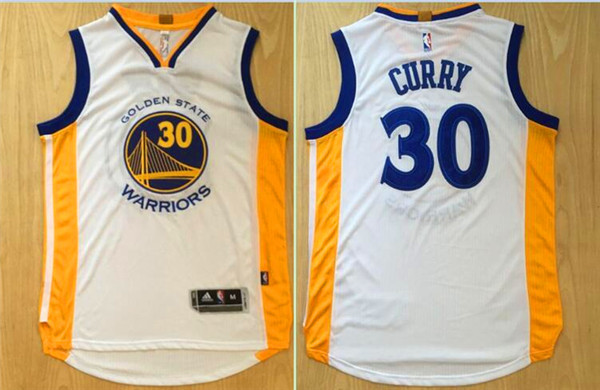 NBA Golden State Warriors #30 Curry White Jersey--MX