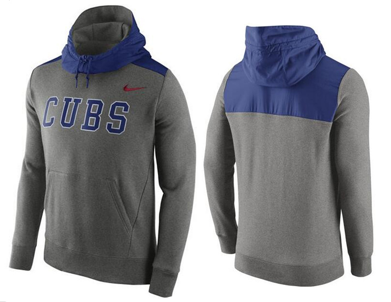 MLB Chicago Cubs Grey Pullover Hoodie