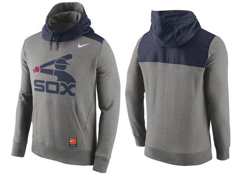 MLB Chicago White Sox Grey Pullover Hoodie