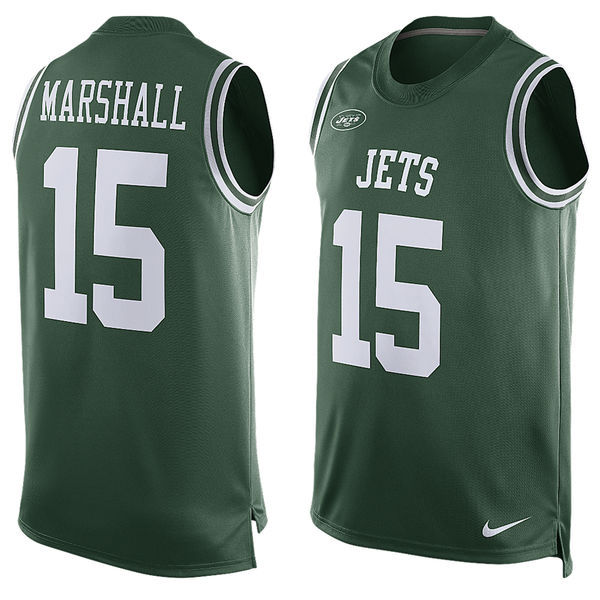 Brandon Marshall New York Jets Player Tank Top - Green 