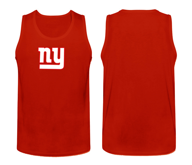Mens Nike Red New York Giants Cotton Team Tank Top 