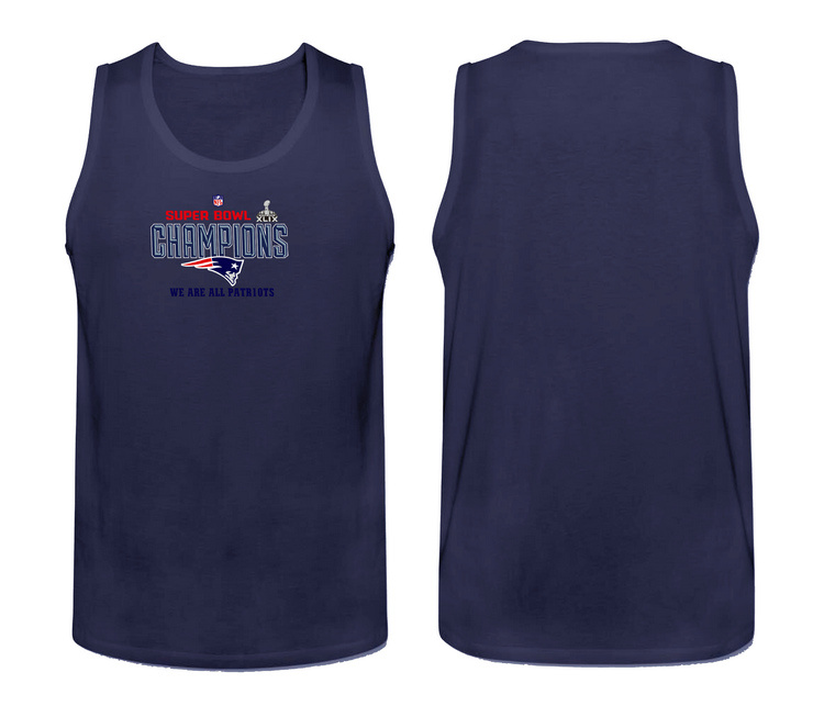 Mens Nike D.Blue 2 New England Patriots Cotton Team Tank Top 