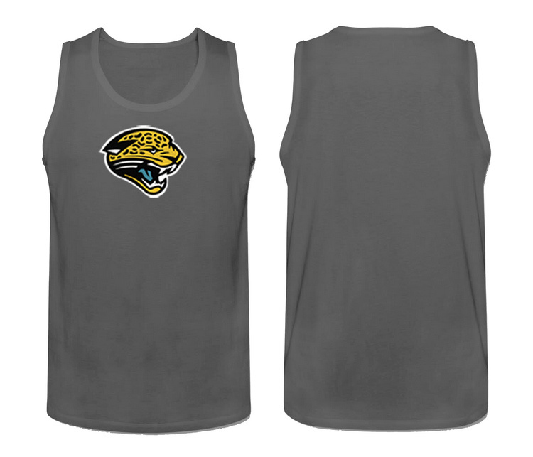 Mens Nike Grey Jacksonville Jaguars Cotton Team Tank Top 