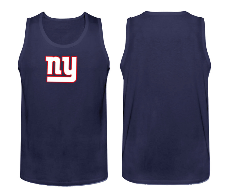 Mens Nike D.Blue New York Giants Cotton Team Tank Top 