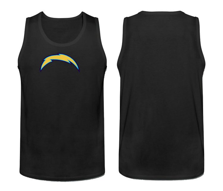 Mens Nike Black San Diego Charger Cotton Team Tank Top 