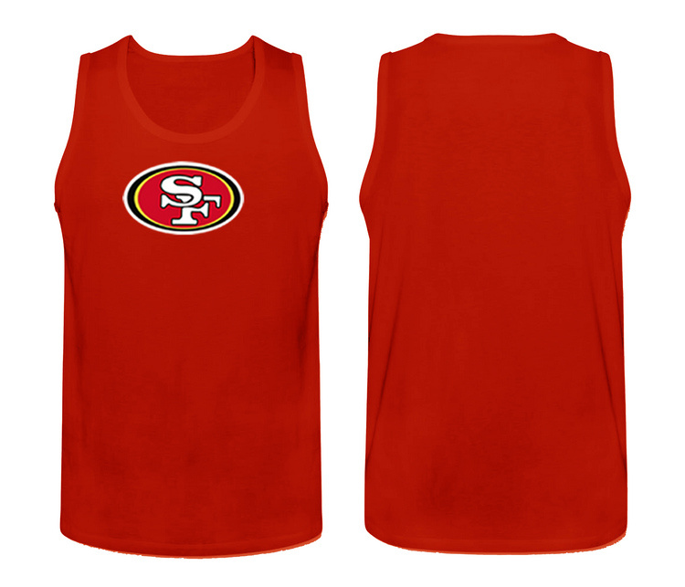 Mens Nike Red San Francisco 49ers Cotton Team Tank Top 