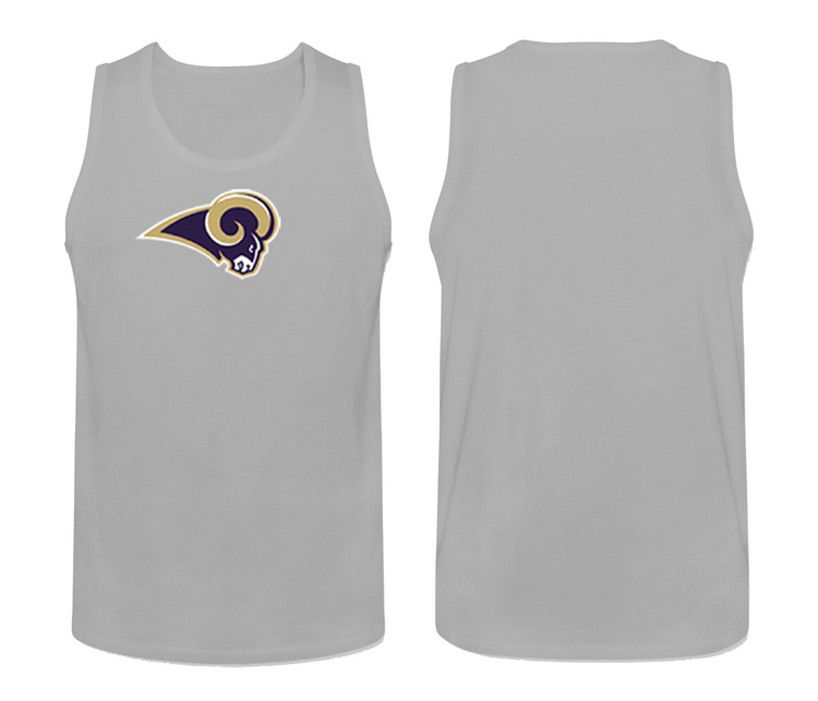 Mens Nike L.Grey St.Louis Rams Cotton Team Tank Top 