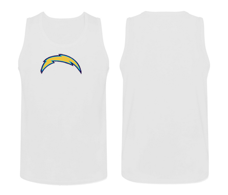 Mens Nike White San Diego Charger Cotton Team Tank Top 