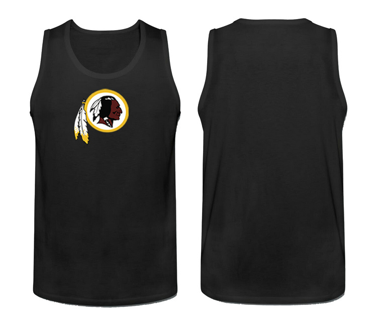 Mens Nike Black Washington Red Skins Cotton Team Tank Top 