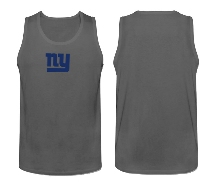 Mens Nike Grey 2 New York Giants Cotton Team Tank Top 