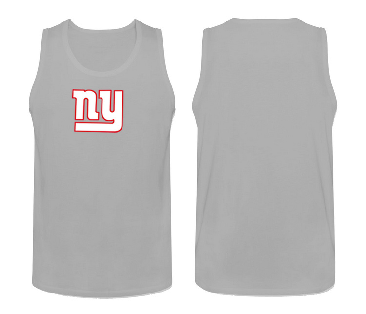 Mens Nike L.Grey New York Giants Cotton Team Tank Top 