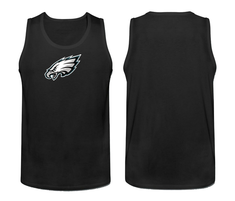 Mens Nike Black Philadelphia Eagles Cotton Team Tank Top 