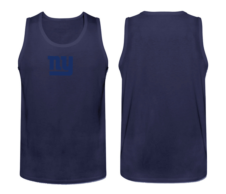Mens Nike D.Blue 2 New York Giants Cotton Team Tank Top 