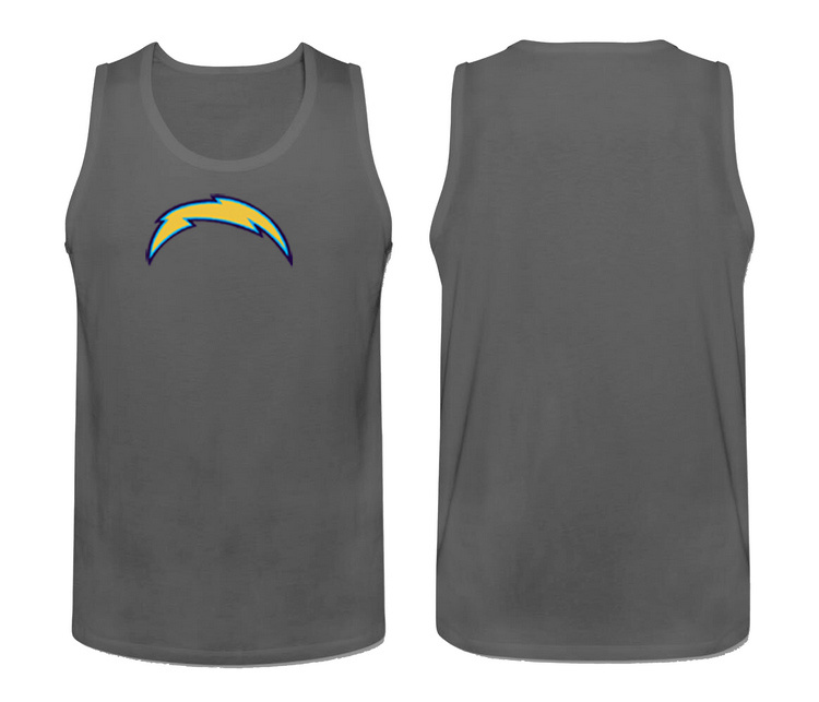 Mens Nike Grey San Diego Charger Cotton Team Tank Top 