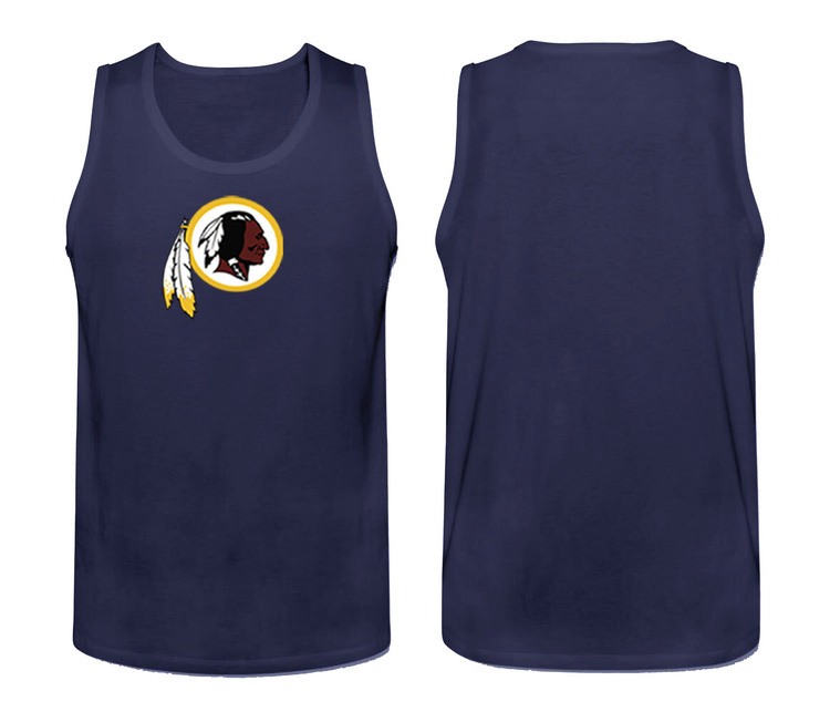 Mens Nike D.Blue Washington Red Skins Cotton Team Tank Top 