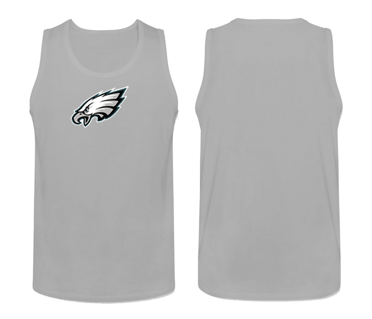 Mens Nike L.Grey Philadelphia Eagles Cotton Team Tank Top 