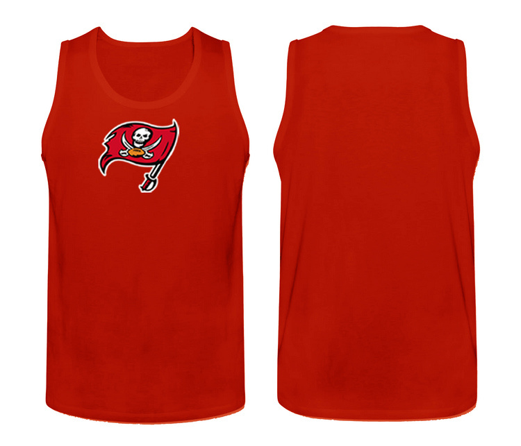 Mens Nike Red Tampa Bay Buccaneers Cotton Team Tank Top 