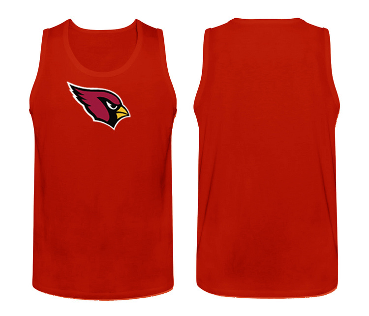 Mens Nike Red Arizona Cardinals Cotton Team Tank Top 