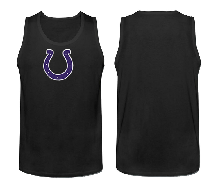 Mens Nike Black Indianapolis Colts Cotton Team Tank Top 
