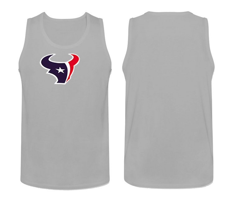 Mens Nike L.Grey Houston Texans Cotton Team Tank Top 