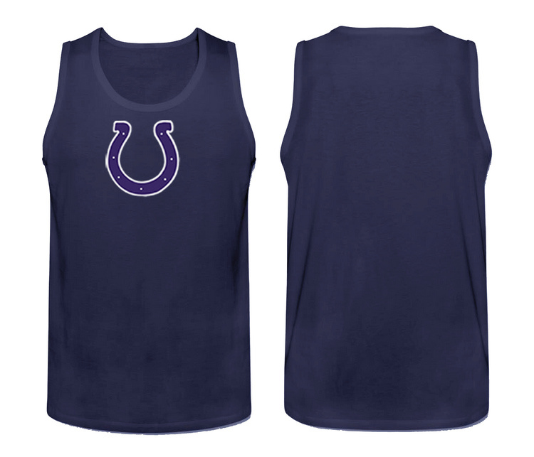 Mens Nike D.Blue Indianapolis Colts Cotton Team Tank Top 
