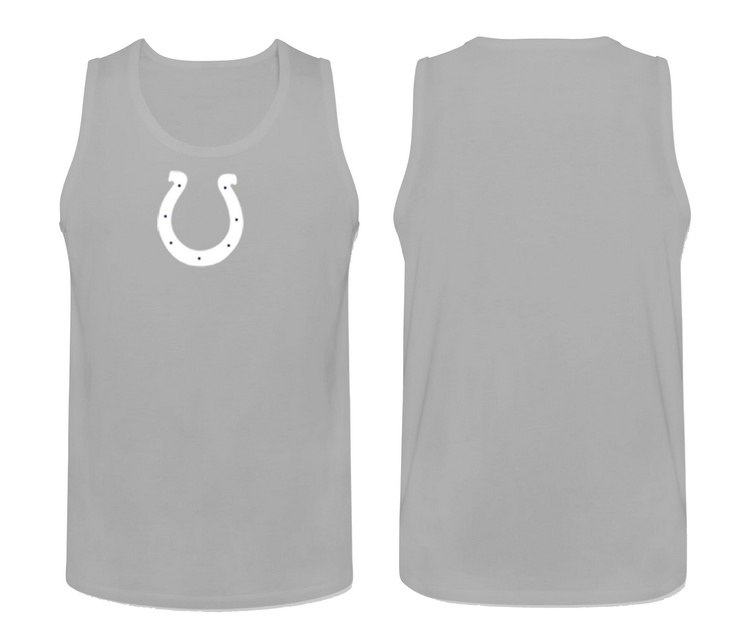 Mens Nike L.Grey 2 Indianapolis Colts Cotton Team Tank Top 
