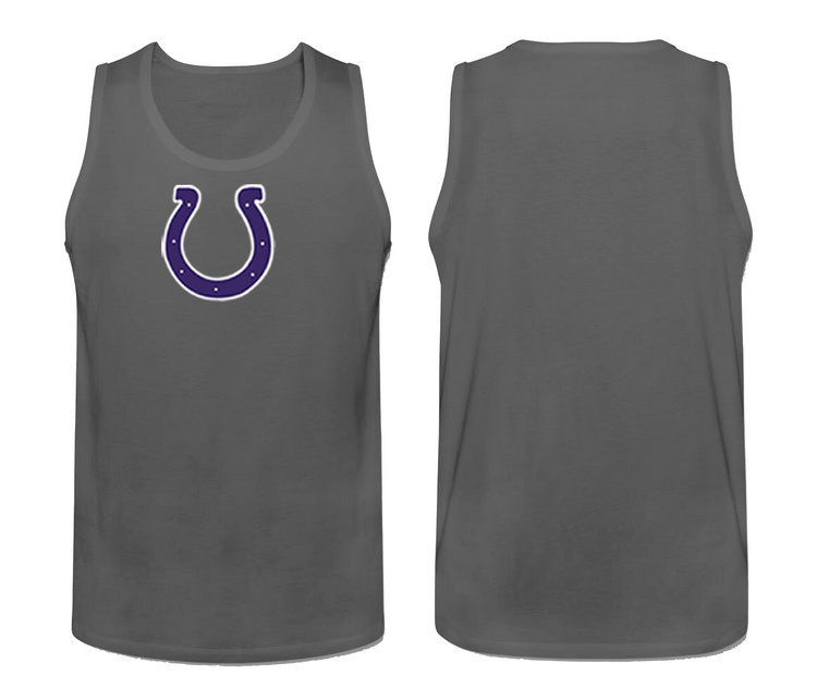 Mens Nike Grey Indianapolis Colts Cotton Team Tank Top 